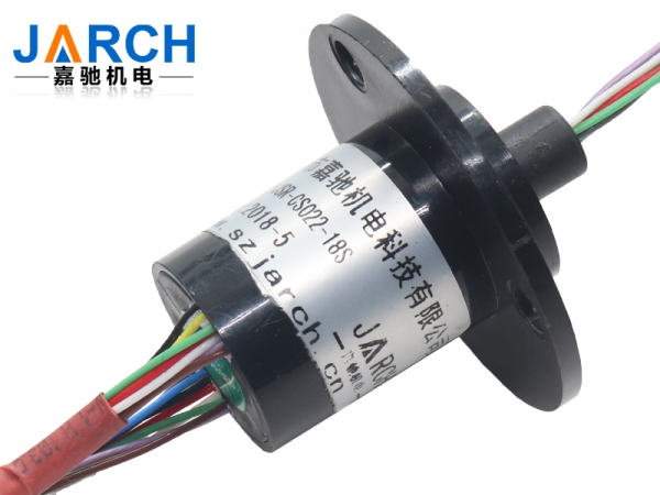 JSR-MCS012F系列微型帽式滑環(huán)